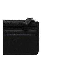 ARMANI EXCHANGE WAVE Porte-cartes avec fermeture éclair Noir - Portefeuilles Femme - 3