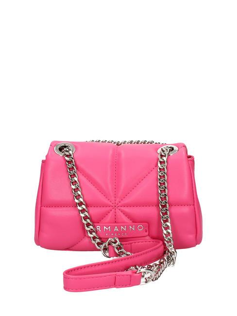 OSIRIS Sac bandouli&egrave;re &agrave; rabat Rose - Sacs pour Femme
