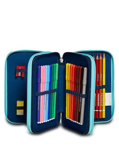 BELIEVE IN YOURSELF Mallette avec kit scolaire bleu tardis - &Eacute;tuis et Accessoires