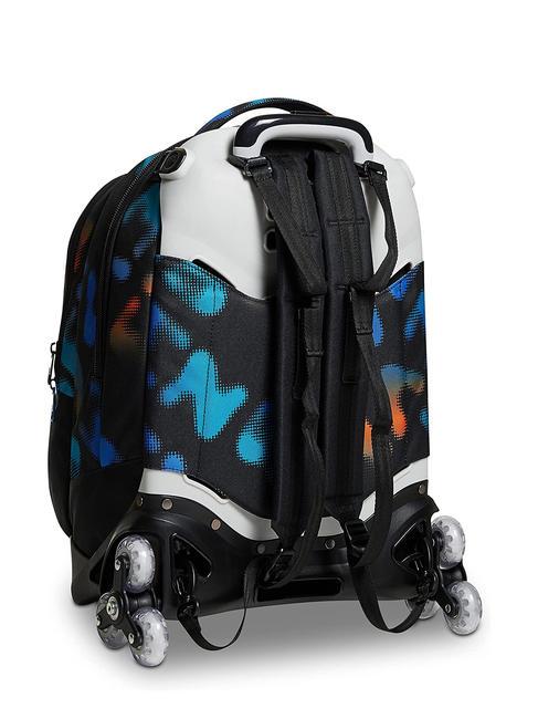 MELT BOY JACK Sac &agrave; dos trolley amovible &agrave; 3 roues Noir - Sacs &agrave; dos &agrave; roulettes