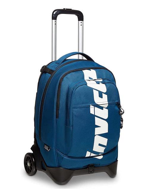LOGO NEW PLUG Sac &agrave; dos trolley amovible &agrave; 2 roues oc&eacute;an au clair de lune - Sacs &agrave; dos &agrave; roulettes