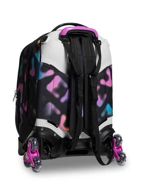MELT GIRL JACK Sac &agrave; dos trolley amovible &agrave; 3 roues Noir - Sacs &agrave; dos &agrave; roulettes