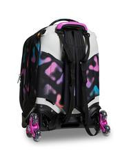 SEVEN MELT GIRL JACK Sac &agrave; dos trolley amovible &agrave; 3 roues Noir - Sacs &agrave; dos &agrave; roulettes - 7