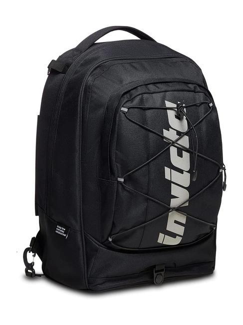 LOGO ACTIVE NEW PLUG Sac &agrave; dos trolley amovible &agrave; 2 roues Noir - Sacs &agrave; dos &agrave; roulettes