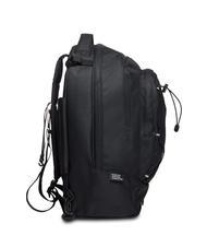 INVICTA LOGO ACTIVE NEW PLUG Sac &agrave; dos trolley amovible &agrave; 2 roues Noir - Sacs &agrave; dos &agrave; roulettes - 4