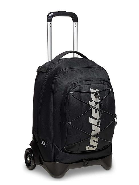 LOGO ACTIVE NEW PLUG Sac &agrave; dos trolley amovible &agrave; 2 roues Noir - Sacs &agrave; dos &agrave; roulettes