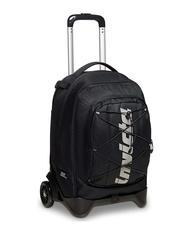 INVICTA LOGO ACTIVE NEW PLUG Sac &agrave; dos trolley amovible &agrave; 2 roues Noir - Sacs &agrave; dos &agrave; roulettes - 5
