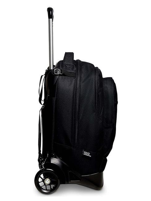 LOGO ACTIVE NEW PLUG Sac &agrave; dos trolley amovible &agrave; 2 roues Noir - Sacs &agrave; dos &agrave; roulettes