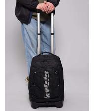 INVICTA LOGO ACTIVE NEW PLUG Sac &agrave; dos trolley amovible &agrave; 2 roues Noir - Sacs &agrave; dos &agrave; roulettes - 9