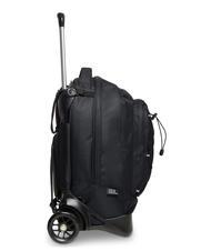 INVICTA LOGO NEW PLUG Sac &agrave; dos trolley amovible &agrave; 2 roues Noir - Sacs &agrave; dos &agrave; roulettes - 5