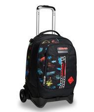 SEVEN SCRATCH BOY JACK Sac &agrave; dos trolley amovible &agrave; 2 roues Noir - Sacs &agrave; dos &agrave; roulettes - 3
