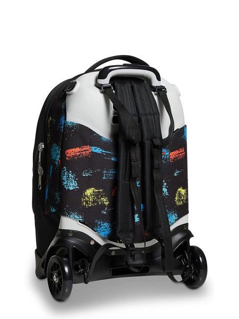 SCRATCH BOY JACK Sac &agrave; dos trolley amovible &agrave; 2 roues Noir - Sacs &agrave; dos &agrave; roulettes