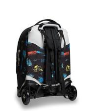 SEVEN SCRATCH BOY JACK Sac &agrave; dos trolley amovible &agrave; 2 roues Noir - Sacs &agrave; dos &agrave; roulettes - 5