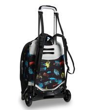 SEVEN SCRATCH BOY JACK Sac &agrave; dos trolley amovible &agrave; 2 roues Noir - Sacs &agrave; dos &agrave; roulettes - 6