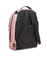 INVICTA LOGO NEW PLUG Sac &agrave; dos trolley amovible &agrave; 2 roues mauve p&acirc;le - Sacs &agrave; dos &agrave; roulettes - 3