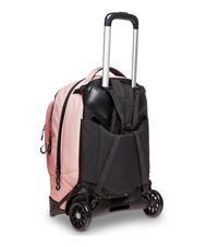 INVICTA LOGO NEW PLUG Sac &agrave; dos trolley amovible &agrave; 2 roues mauve p&acirc;le - Sacs &agrave; dos &agrave; roulettes - 8