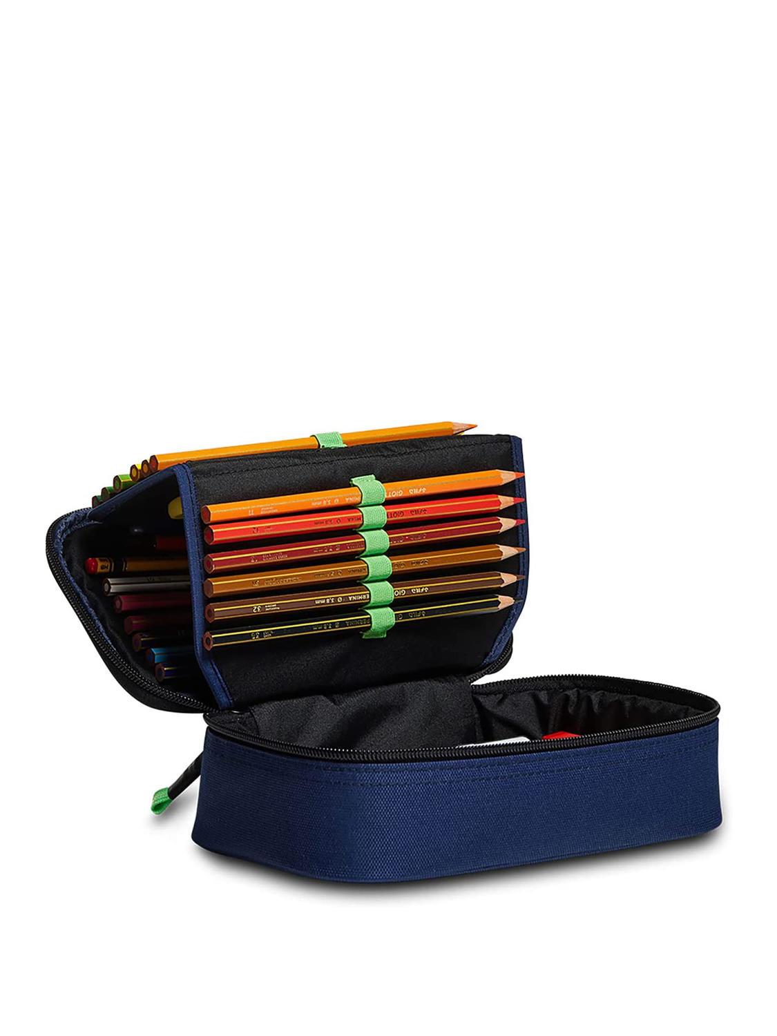 Trousse Juventus Pour Stylos Et Accessoires - Noir, 21x8cm - Idéal école Et Loisirs - 3