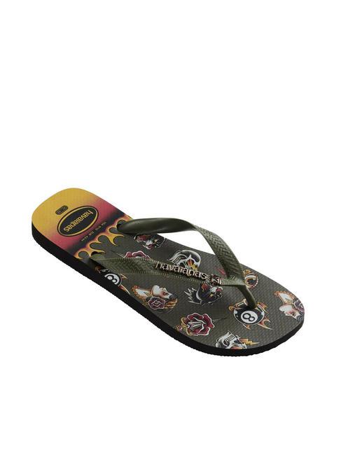 TOP TRIBO Tongs TOP noir/mousse - Chaussures Homme
