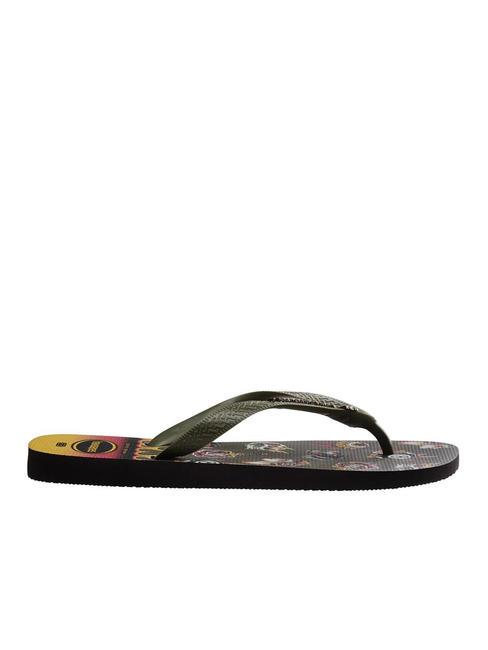 TOP TRIBO Tongs TOP noir/mousse - Chaussures Homme