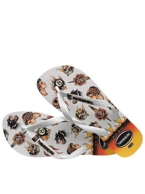 TOP TRIBO Tongs TOP blanc Blanc - Chaussures Homme