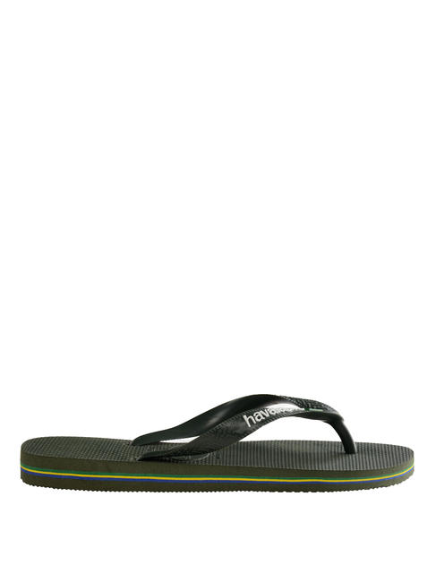 BRASIL LOGO Les tongs pour hommes noir noir - Chaussures unisexe