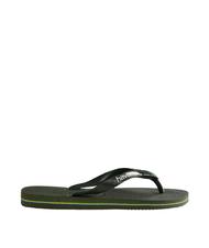HAVAIANAS BRASIL LOGO Les tongs pour hommes noir noir - Chaussures unisexe - 3