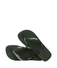 HAVAIANAS BRASIL LOGO Les tongs pour hommes noir noir - Chaussures unisexe - 4