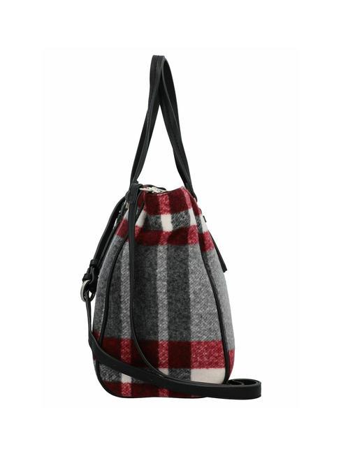 TROPHY Grand cabas en tissu gris fonc&eacute; - Sacs pour Femme