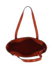 THE BRIDGE BETTINA Cabas en cuir rouille abb. or - Sacs pour Femme - 4
