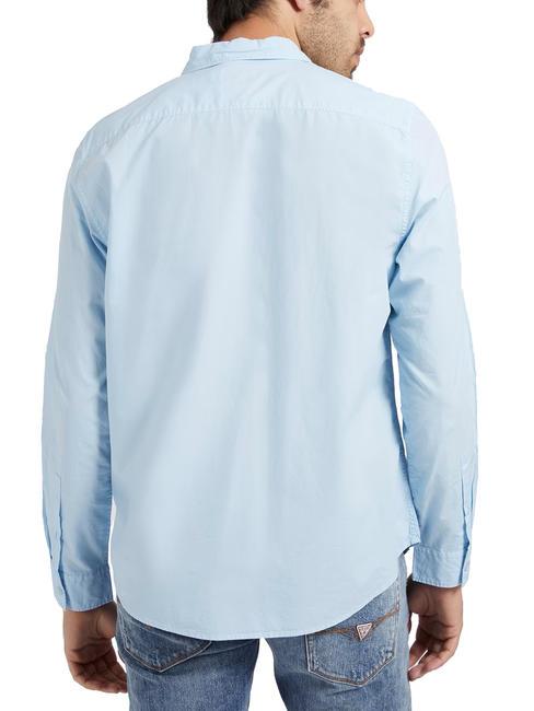 CORE  Chemise en coton extensible bleu des voies respiratoires - Chemises pour hommes