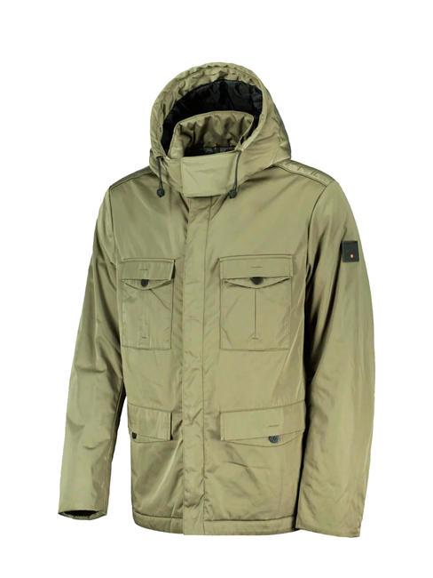SKATE HY Veste militaire avec capuche olive foncé - Vestes pour hommes