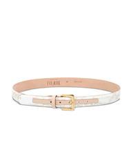 ALVIERO MARTINI PRIMA CLASSE GEO WHITE Ceinture raccourcissable - Ceintures