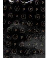 POLLINI HERITAGE COATED Sac shopping en toile Noir - Sacs pour Femme - 5
