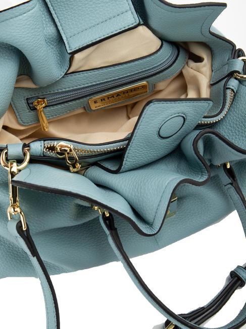 OCTAVIA Sac fourre-tout boucl&eacute; bleu clair - Sacs pour Femme