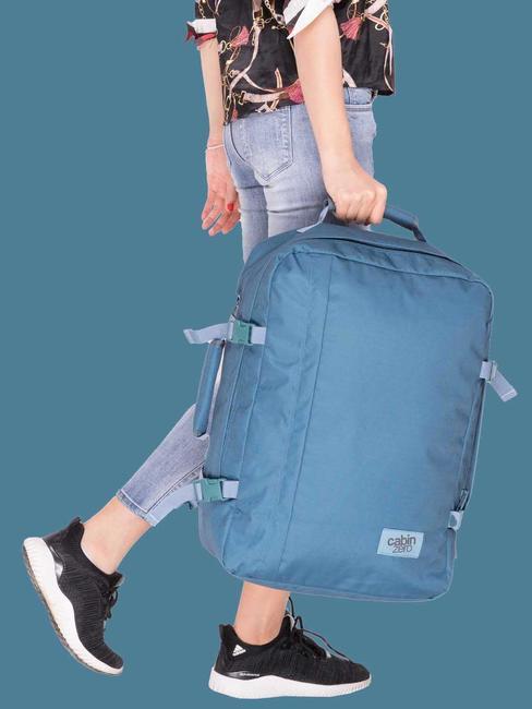 Sac à dos de voyage CLASSIC 44L, ultraléger bleu arubais - Valises cabine