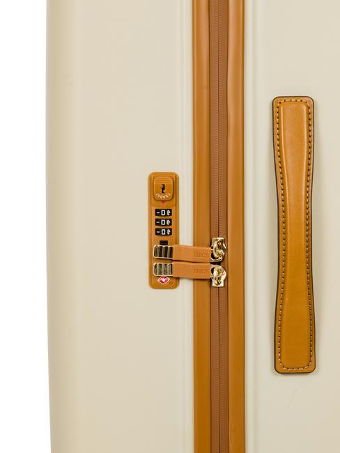 AMALFI Chariot grande taille cr&egrave;me - Valises Rigides