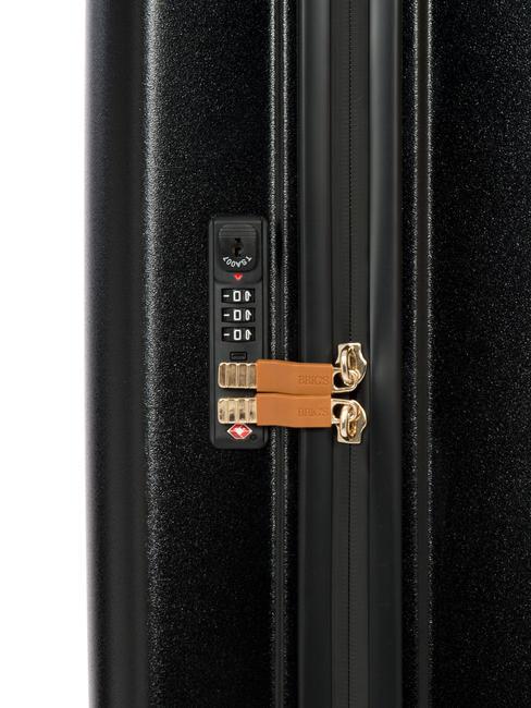 AMALFI Chariot à bagages à main Noir - Valises cabine