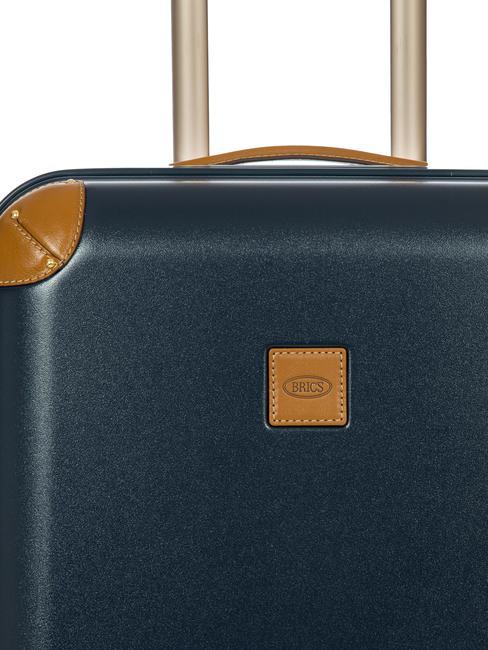 AMALFI Chariot &agrave; bagages &agrave; main bleu - Valises cabine