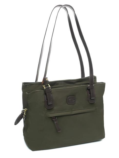 X-Bag Sac porté épaule olive / marron foncé - Sacs pour Femme