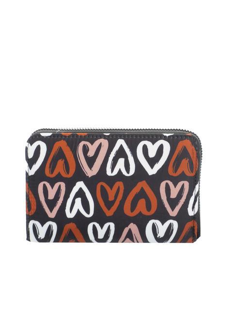 PRINT ALL OVER Portefeuille moyen zipp&eacute; art noir - Sacs et accessoires Enfants