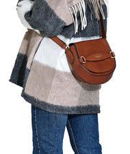 THE BRIDGE BETTINA Mini sac à bandoulière, en cuir rouille abb. or - Sacs pour Femme - 3