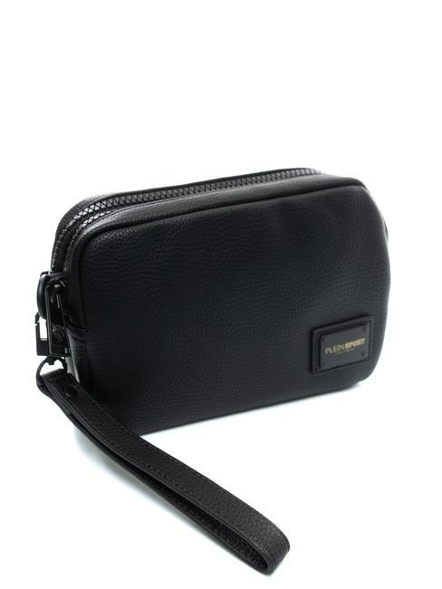 NEW DAYTONA Pochette &agrave; double zip le noir - Bijoux Accessoires