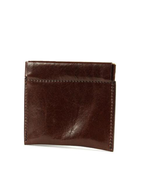STORY UOMO Sac &agrave; main en cuir MARRON - Portefeuilles Femme