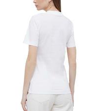 CALVIN KLEIN CK JEANS MONOLOGO T-shirt coupe slim en coton Blanc brillant - T-shirt - 2