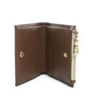 POLLINI HERITAGE Portefeuille compact ivoire / brun - Portefeuilles Femme - 2