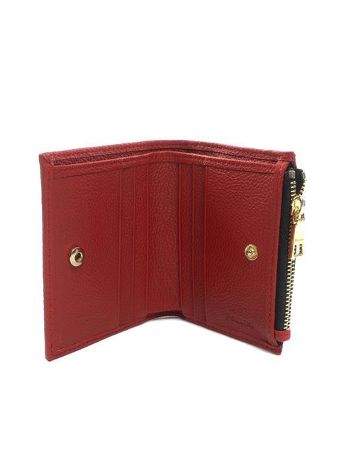HERITAGE Portefeuille compact laque noire - Portefeuilles Femme