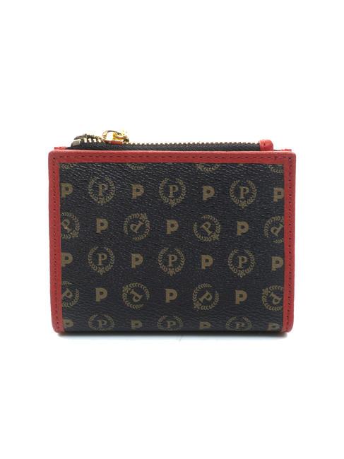HERITAGE Portefeuille compact laque noire - Portefeuilles Femme