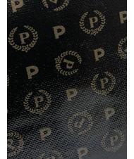 POLLINI HERITAGE COATED CANVAS Sac &agrave; main Noir - Sacs pour Femme - 3