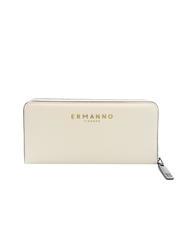 ERMANNO SCERVINO GIOVANNA 23 Grand portefeuille zipp&eacute; Ivoire - Portefeuilles Femme - 3