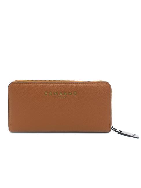 GIOVANNA 23 Grand portefeuille zipp&eacute; bronzer - Portefeuilles Femme